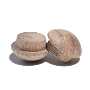 Qty 500 to 1000 - Walnut 3/8&quot; Wooden Mushroom Plugs or Screw Hole Covers for Covering 3/8&quot; Diameter Holes  A130