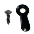 Qty 15 to 300 - Black Oxide Turn Buttons, with Screws | Picture Frame Supplies | Framing Hardware | Mirror Tabs