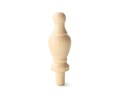 Qty 4 to 25 - Small Wooden Decorative Finials turned from Hardwood - 2-1/4" Tall - Clock Repair - Replacement Finial