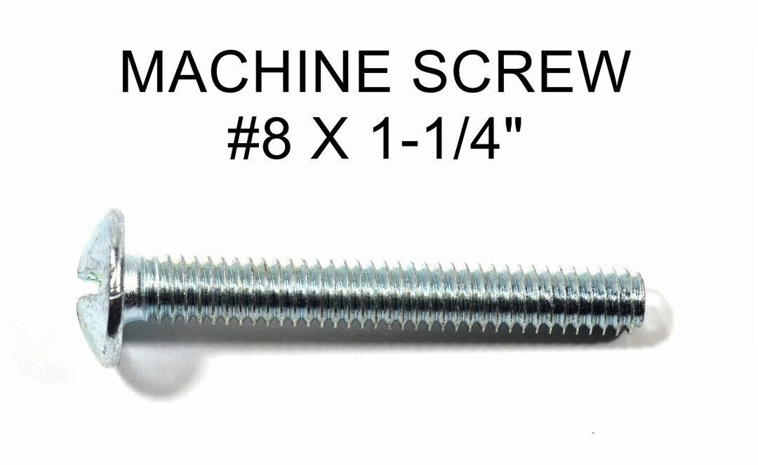 Qty 100 8 X 11/4 Wood Knob Screws Machine Screws Works With