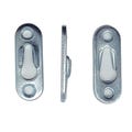 Qty 6 to 250 - Steel Keyhole Mounting Plates With Screws- 1-3/4" x 5/8", Heavy Duty Hanger, Use to hang Signs, Frames, Shelves, Plaques A504