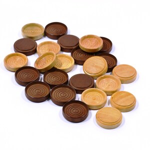 32 Stackable Checkers for Playing Board Games-backgammon/checkers ...