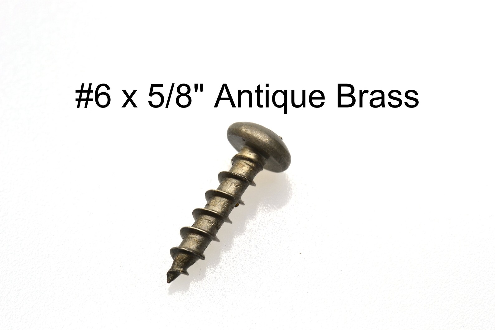 1000 Pack Antique Brass Wood Screws 6 x 5/8 Pan Head Square Etsy