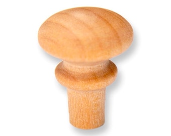 500 or 1000 Pack Unfinished Birch Shaker Style Knob – 5/8" Diameter