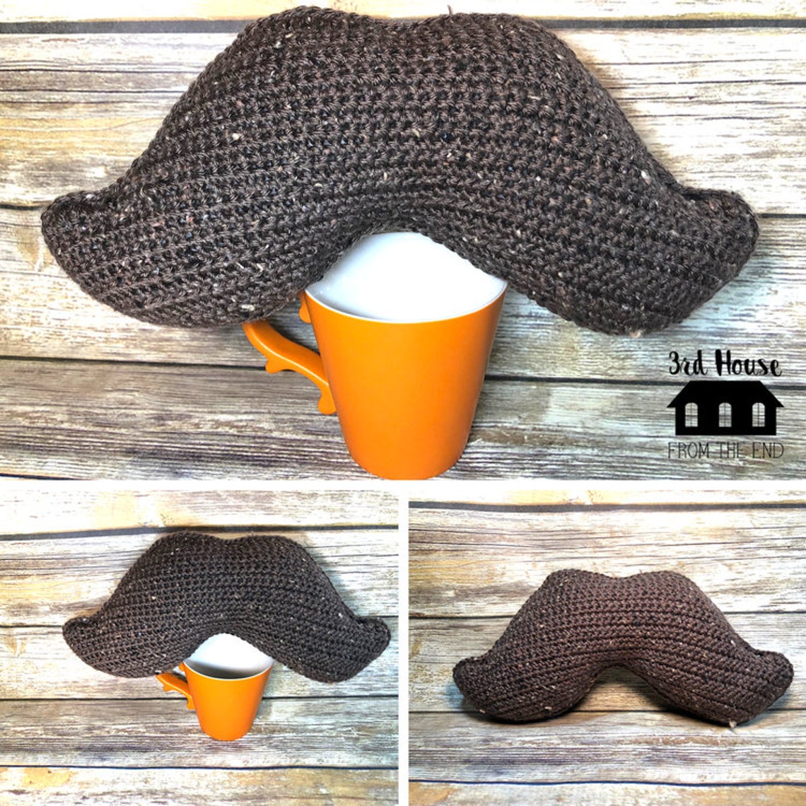 CROCHET PATTERN Mustache Crochet Pattern Pattern Only Etsy