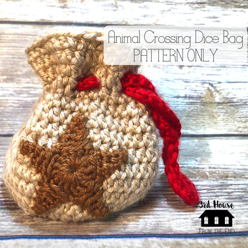 CROCHET PATTERN Dice Bag Pattern Animal Crossing Dice Bag Etsy