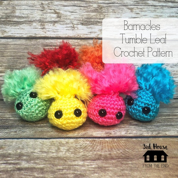 CROCHET PATTERN Barnacles from Tumble Leaf Crochet Pattern - Pattern Only - Digital Download