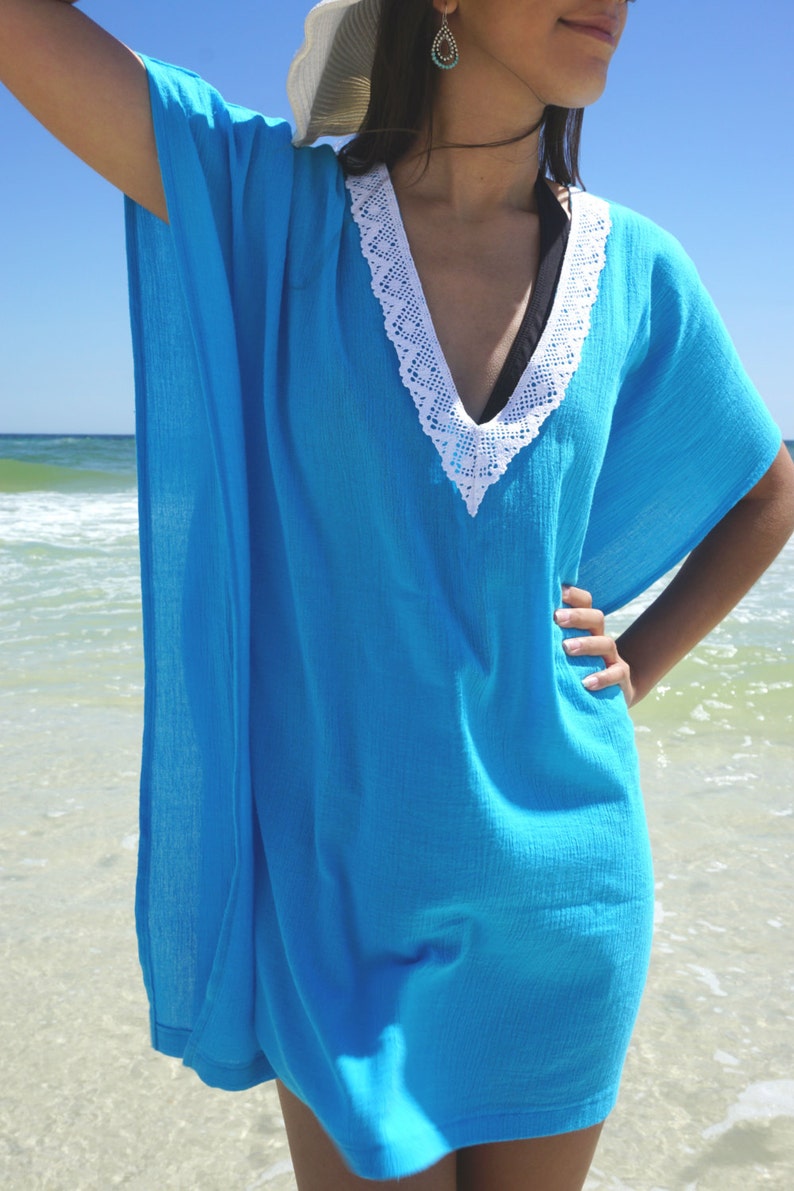 gauze beach cover ups