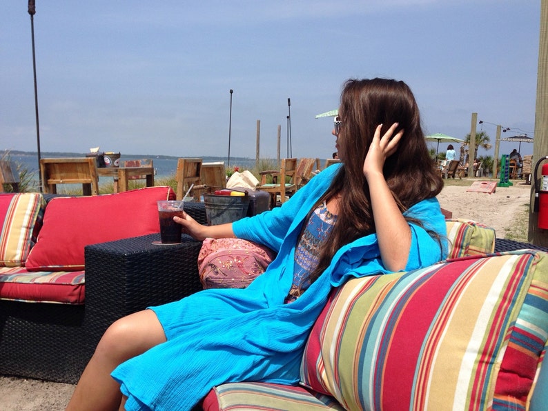 Beach Cover Up Beach Kimono Swimsuit Coverup Gauze Beach Etsy