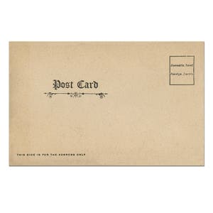 Postkarte-Vorlage, Postkarte herunterladen, alte Postkarte drucken, alte Ansichtskarte Scrapbook #3 - [digitale Postkarte]