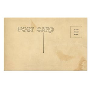 Postcard Clipart, Postcard Download, Old Postcard Printing, Vintage Postcard Scrapbook #5 - [Digital Postcard]