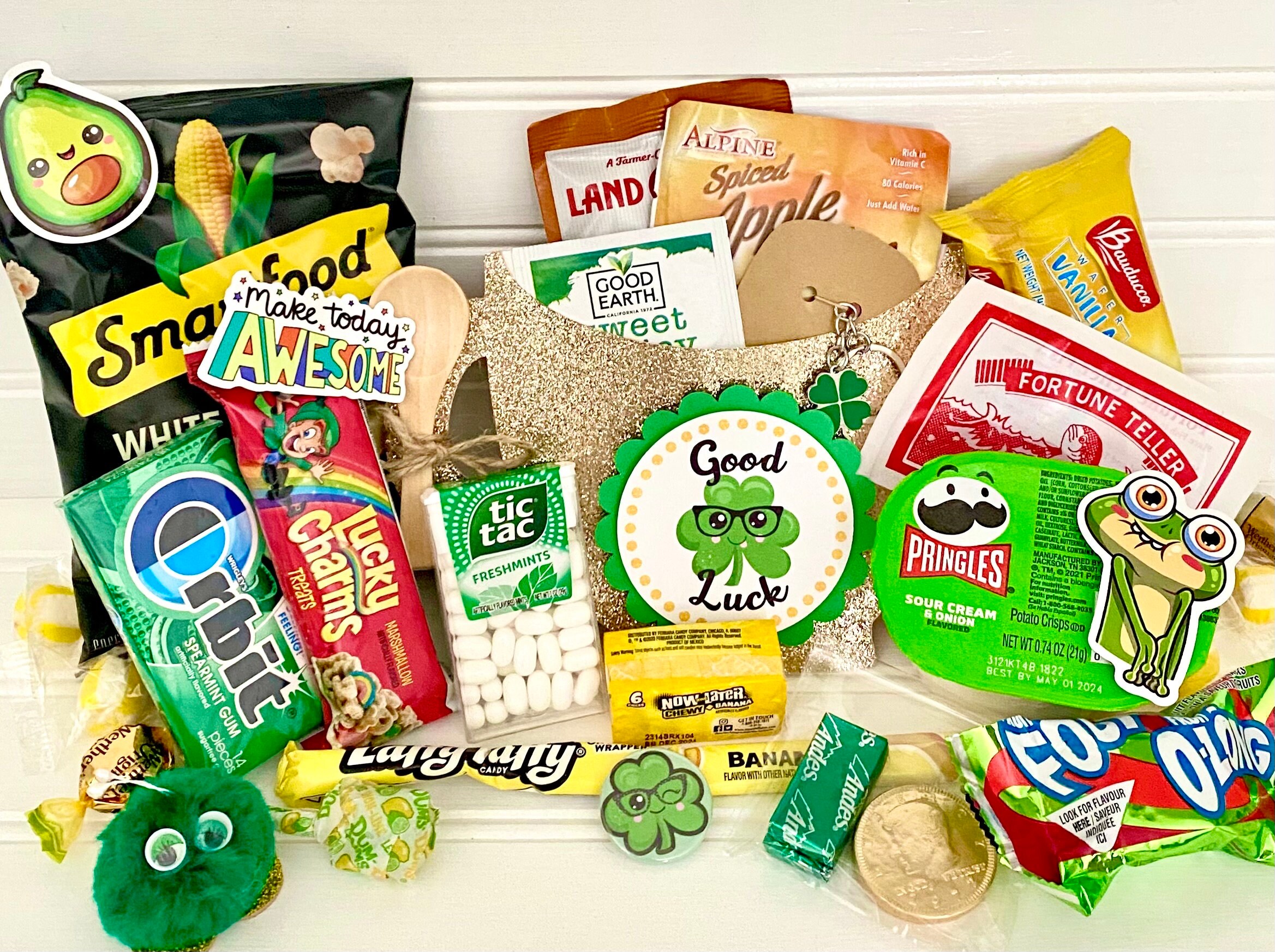 GOOD LUCK Gift Basket, Sending Good Vibes, Happy Birthday, It's Your