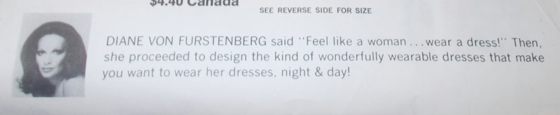 Diane Von FurstenBerg Vogue 1663 Sewing pattern size 10 pre cut intact with label American Designer dress from stretch knits