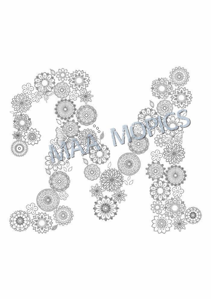 Printable Coloring Book - [ ALPHABET ] _ PDF - Etsy