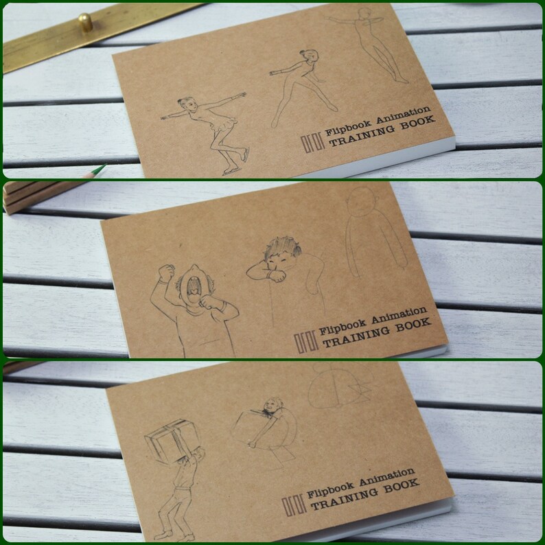 Flip Book Animation Training Books Etsy