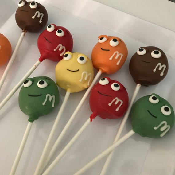 M And M Cake Pops Etsy