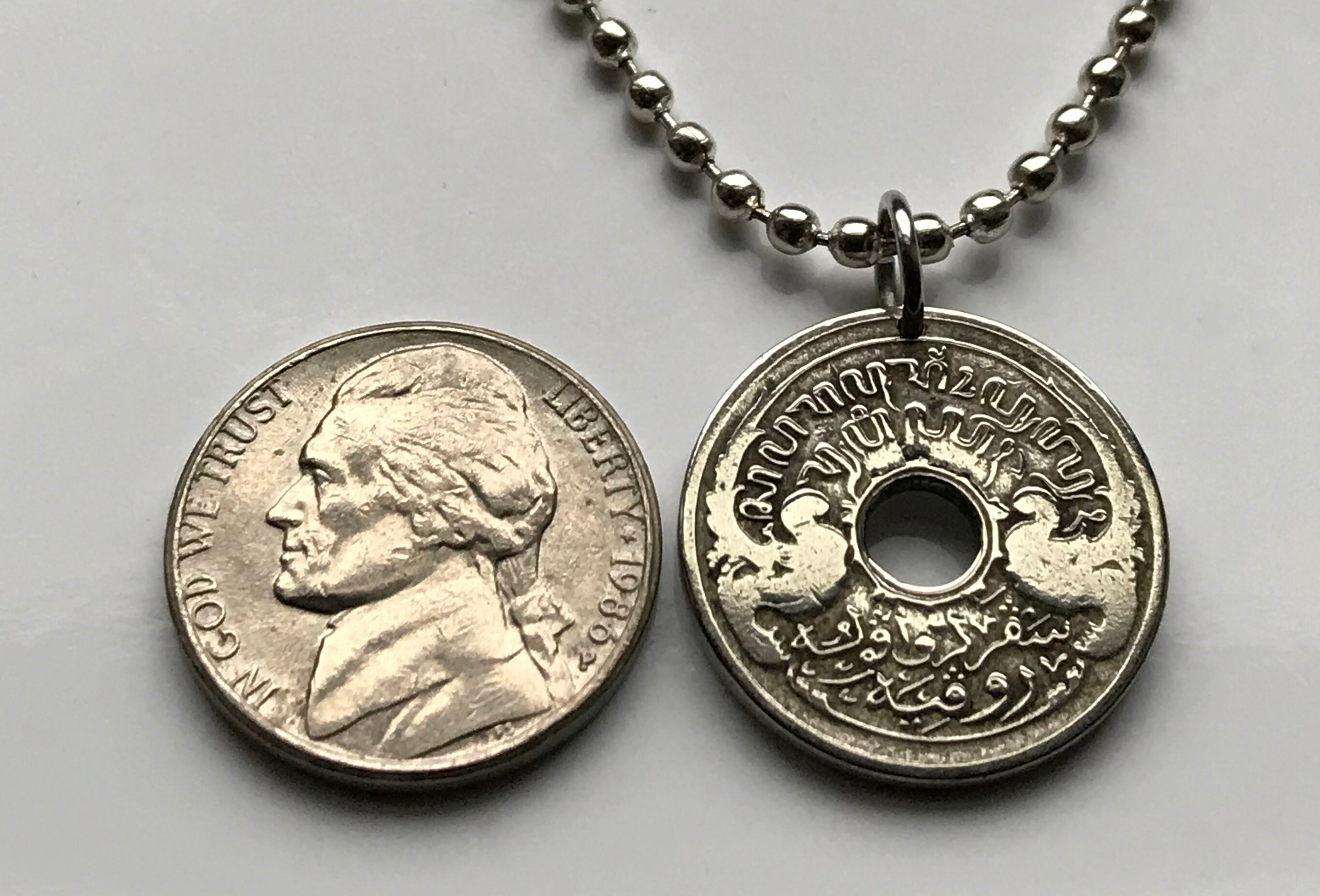 1913年 オランダ領 東インド インドネシア 5セント コイン ペンダント 稲 バタム スンダランド ジャワ プランバナン ボロブドゥール トラジャ  バリ ミナンカバウ n000968 - Etsy 日本