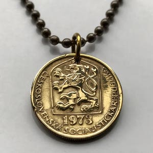 1984 Checoslovaquia 20 Haleru moneda colgante socialista león checo Eslovaquia Puente de Carlos Praga Bratislava Moravia Bohemia Ostrava n000159