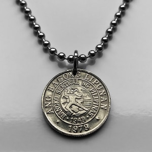1979 Filipinas Pilipinas 10 St moneda colgante Eskudo Bangko Sentral Ng Pilipinas Francisco Baltazar Manila Bohol Cebu Mindanao Luzón n003563