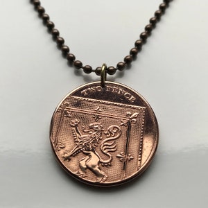 2014 Schottland Vereinigtes Königreich Großbritannien 2 Pence Anhänger Schottischer roter Löwe Edinburgh Glasgow Perth Alba Ulster Inverness Scot n000280