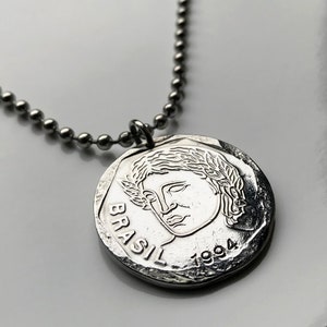 1994 Brasile 25 Centavos moneta pendente signora repubblica São Paulo Recife Pernambuco Bahia Minas Gerais Pelourinho Santa Catarina Belem n002182