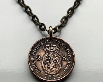 1810 Denmark 2 Skilling coin pendant Danish crown Norway Sweden Copenhagen Vejle Funen Slotsholmen Frederiksberg Scandinavian Nordic n003448