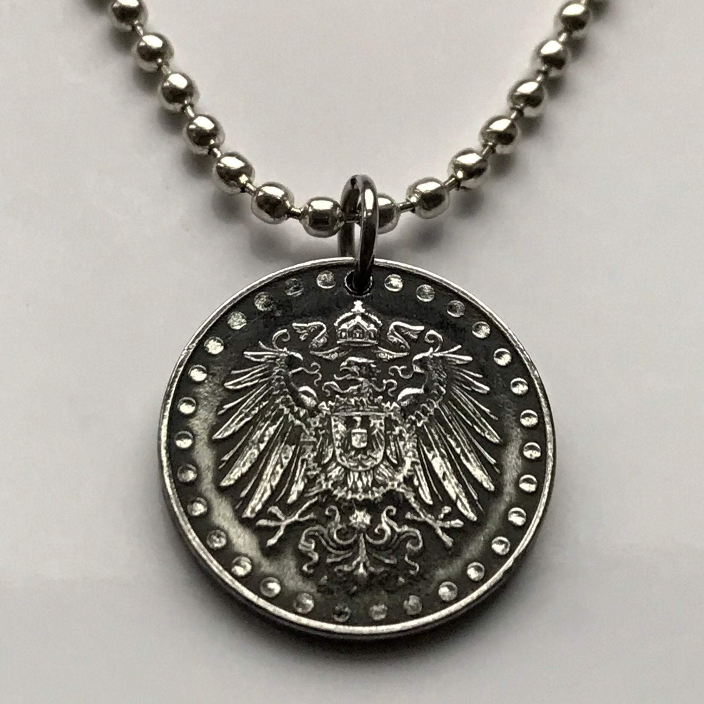 1917 Germany 10 Pfennig Coin Pendant German Eagle Berlin Etsy 1917-germany-10-pfennig-coin-pendant-german-eagle-berlin-etsy