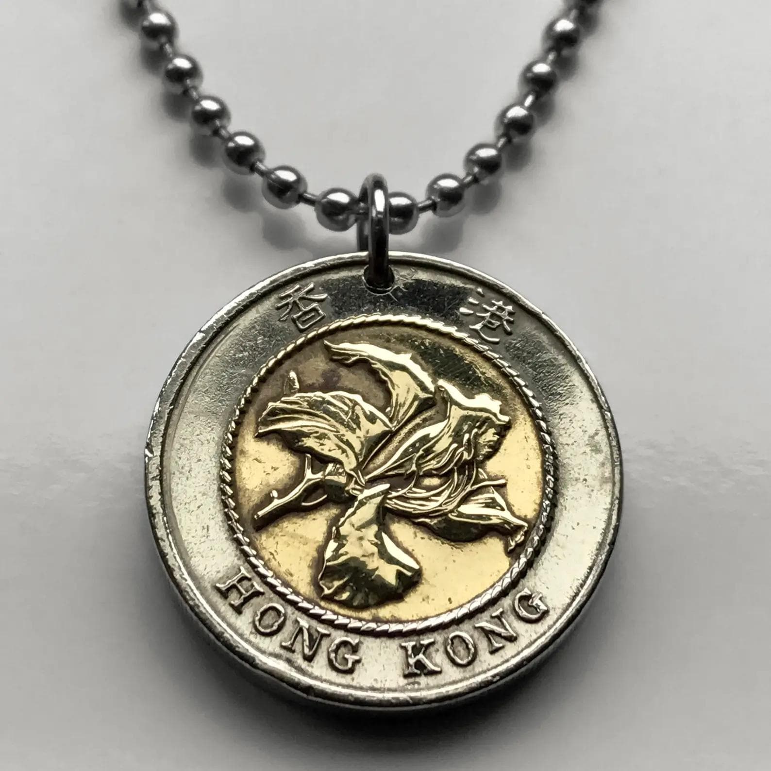 Ldbuejiaja Rotierender Bauhinia Blüten-Anhänger - Handgefertigte Zirkonblüte In Verschiedenen Farben