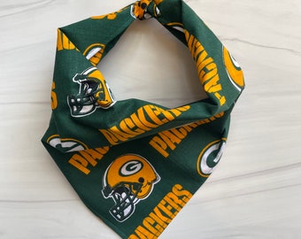 Bandana para perro de los Green Bay Packers