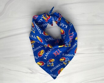 Bandana para perro de los Kansas Jayhawks