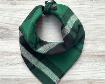 Bandana navideña a cuadros para perros - Pino