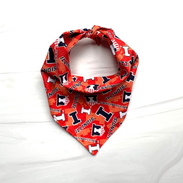 Illini Dog Bandana U of I