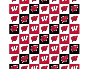 wisconsin badger dog bandana