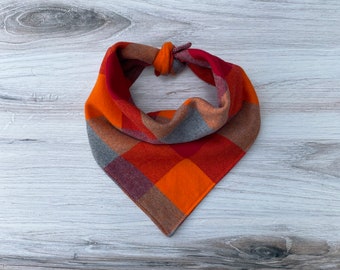 Bandana a cuadros para perros