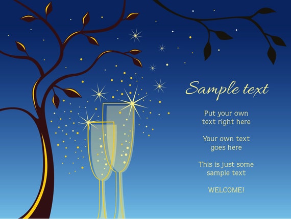 Buy Invitation Card Party Celebration Vector Background Instant Online in  India - Etsy