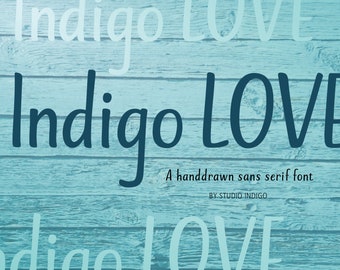Handwritten Sans Serif Font Digital Downlad Brushpen Font Playful Font Friendly Font Cute Font OTF TTF