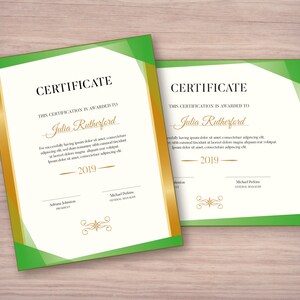 Plantilla de certificado Editable Plantilla de documento Certificación de Diploma Logro Plantilla Ornamentada Marco Certificado de Excelencia Vector