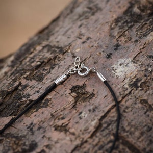 Minimalist Small Carabiner Necklace, Recycled Sterling Silver Rock Climbing Jewelry image 6