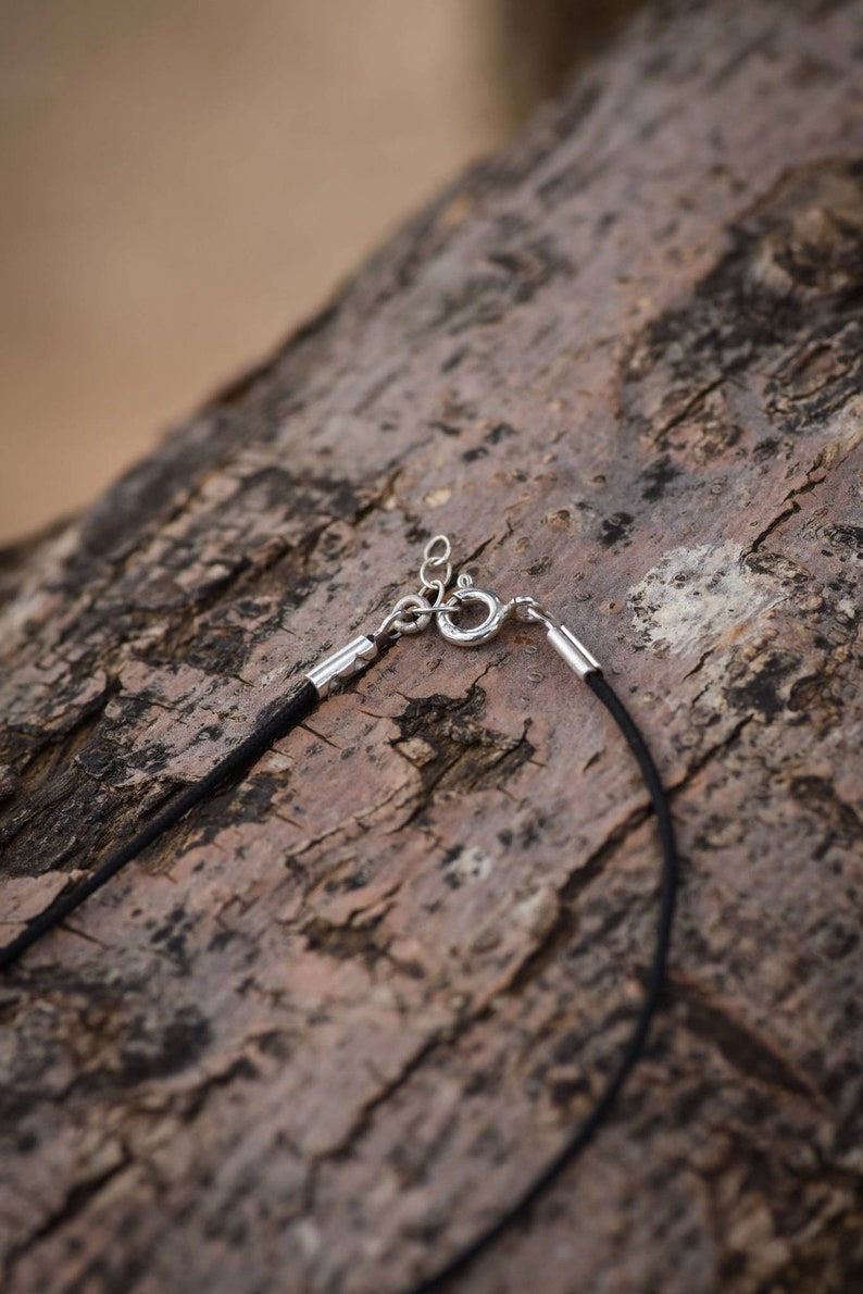 Minimalist Small Carabiner Necklace, Recycled Sterling Silver Rock Climbing Jewelry image 6