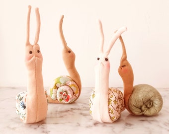 DIY Snail sewing pattern & tutorial