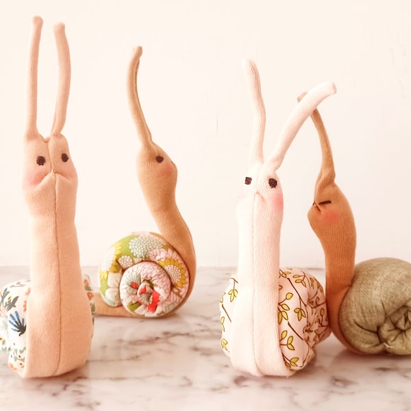 DIY Snail sewing pattern & tutorial