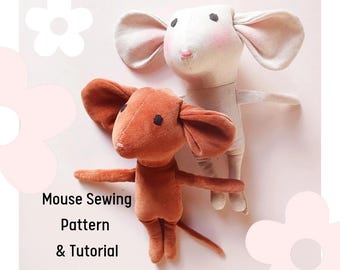 DIY Mouse sewing pattern with tutorial