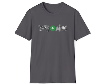 NYC Bronx 4 Train Street Art Tee T-Shirt | Subway Graffiti Urban Style