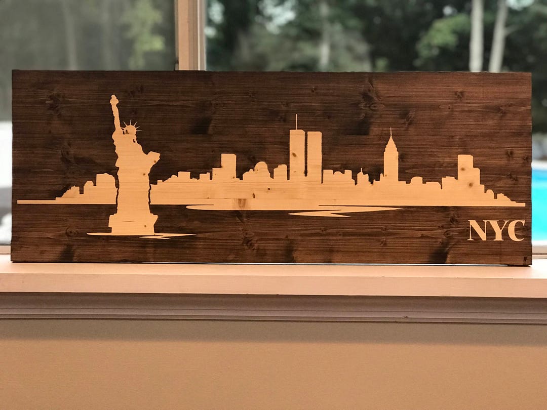 NYC Skyline, New York City Wall Decor, Custom NYC Wall Decor, Custom