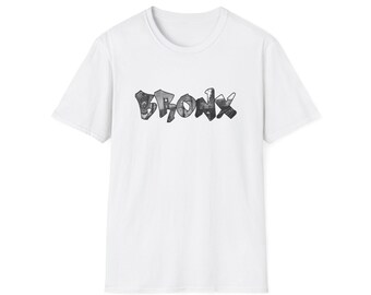 Bronx graffiti text T-shirt | Urban street art tee