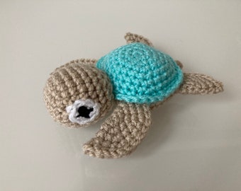 crocheted turtle