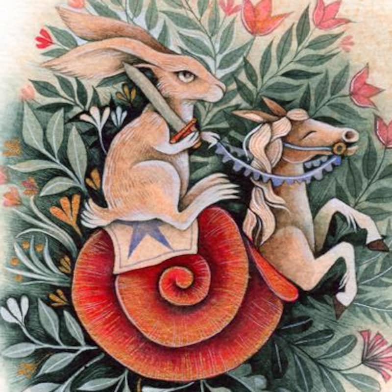 Medieval Rabbits - Etsy