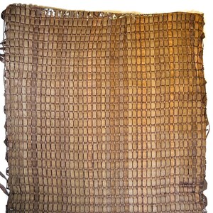 Braided Brown Lambskin Leather 39 x 24 in or 20 x 24 in Sheets Thick Rectangle Leather Unique Laser Cut Sheepskin ~1mm/2.5oz image 4