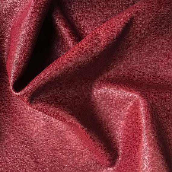 BURGUNDY leather hide Dark red lambskin Sheep sheets VINEYARD WINE 491 2.25 oz 