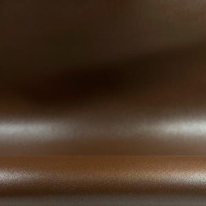Brown Leather // Real Animal Leather // Shiny Sewing Material // 4.5 - 6 sqft // 0.44 - 0.61 m2 // Potting Soil, 1163, 0.9mm/2.25oz image 3